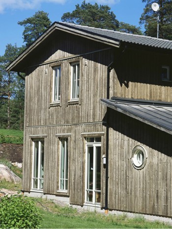 Trähus med Elitfönster Original Trä