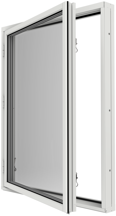 Retro, Sidhängt utsida öppen