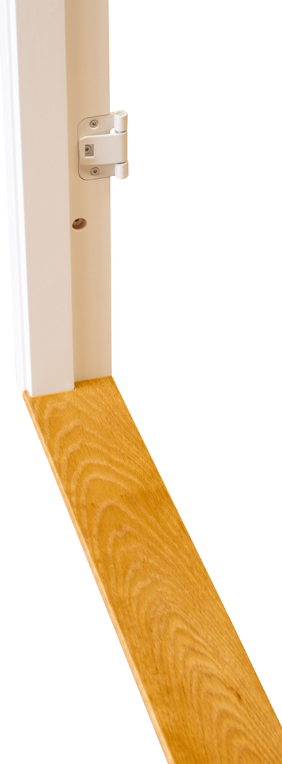 Innerdörr - Karmsida med tröskelplatta