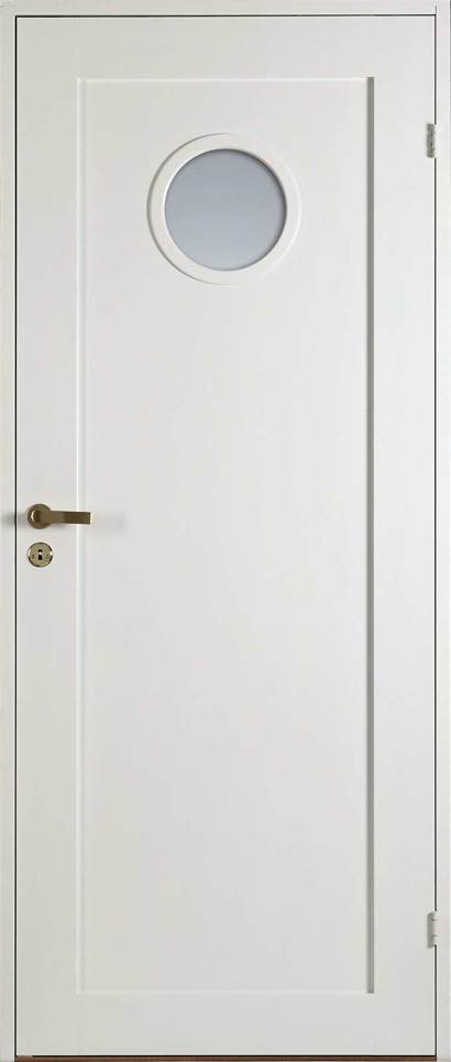 Contur med härdat runt frostat glas