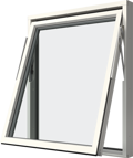 Bild på vridfönster från produktfamilj Original Alu